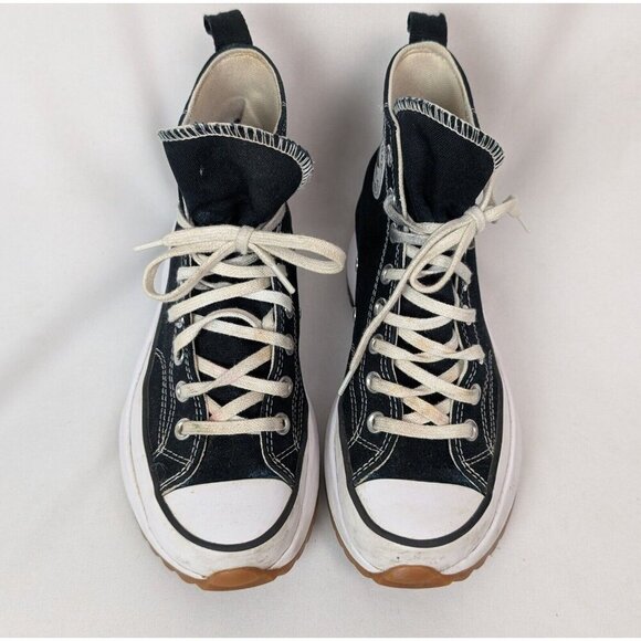 CONVERSE Chuck Taylor ALL STAR Run Star Hike High Top Platform Sneaker Black 8 - Picture 3 of 13